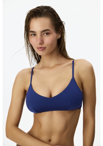 Penti Lacivert Front V Bikini Üstü