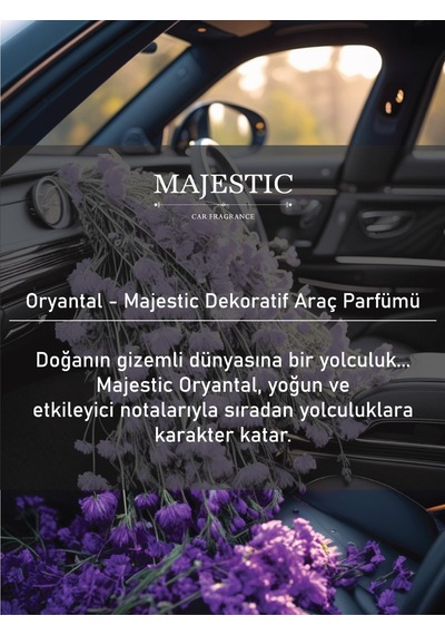 Majestic Oto Kokusu Oryantal 7 Ml - Dekoratif Araç Parfümü