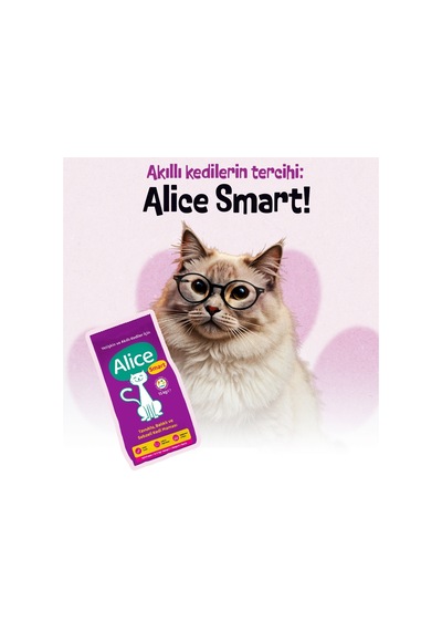 Alice Smart Balıklı Tavuklu ve Sebzeli Yetişkin Kedi Maması 10 x 1 KG