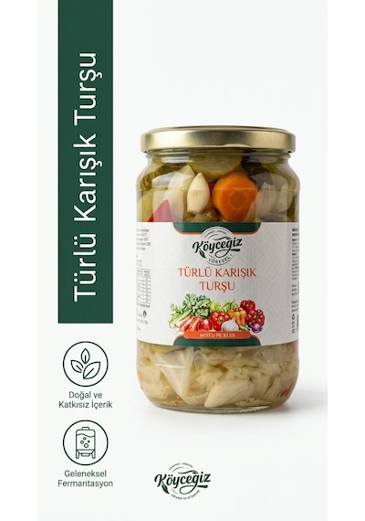 Kb Köyceğiz Yöresel Türlü Karışık Turşu 680 Gr