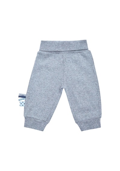 Organicera Organik Beli Lastikli Pantolon , Grey Melange