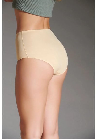 Eros Kadın Lazer Kesim Silikonlu Bato Slip Ten 001