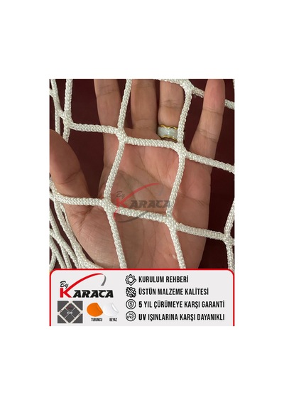 2x3 Mt 4mm Ip Kalınlığı 5x5 Gözenekli / Güvenlik Filesi