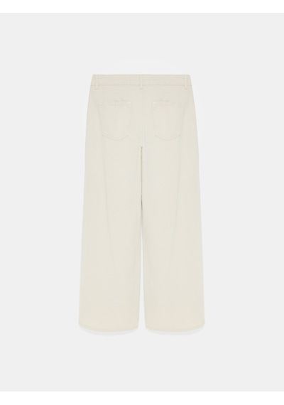Dilvin 72319 Pileli Dökümlü Kumaş Pantolon-taş