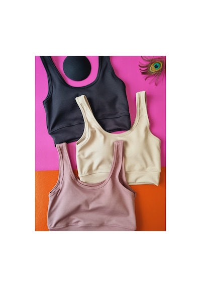 Demirsa Boutique Fitilli 3'lü Siyah, Açık Mürdüm Ve Krem Renk Çıkarılıp Takılabilir Pedli Kadın Büstiyer Siyah-a.mürdüm-taş Gri Demirsa Boutique Fitilli 3'lü Siyah, Açık Mürdüm Ve Krem Renk Çıkarılıp Takılabilir Pedli Kadın Büstiyer Siyah-a.mürdüm-taş Gri