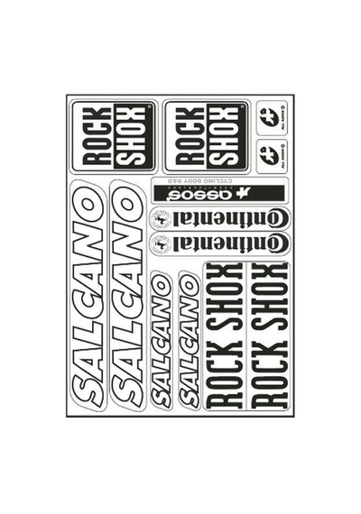 Salcano 003 Bisiklet Sticker Çok Renkli