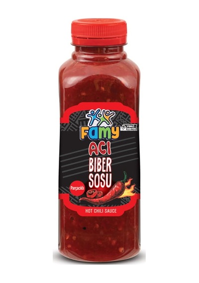 Famy Acı Biber Sosu 500 Gr 12'li Paket