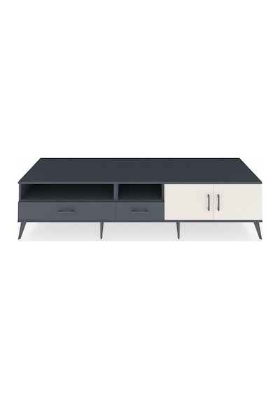 Kronos Tv Ünitesi 3 Raflı 2 Çekmeceli 2 Kapaklı 220x59x51 Antrasit-aytaşı/antrasit Aytası/antrasıt - Antrasıt Kronos Tv Ünitesi 3 Raflı 2 Çekmeceli 2 Kapaklı 220x59x51 Antrasit-aytaşı/antrasit Aytası/antrasıt - Antrasıt
