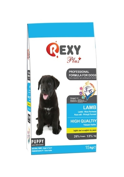 Rexy Kuzu Etli Yavru Köpek Maması 15 KG