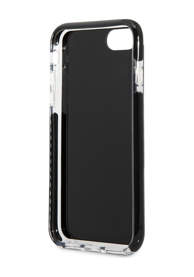 Apple Uyumlu iPhone 8  Kılıf Kenarları Siyah Silikon K&c Dizayn Kapak