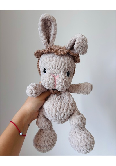 Barnaby The Bunny Uyku Arkadaşı Gri - Kahverengi