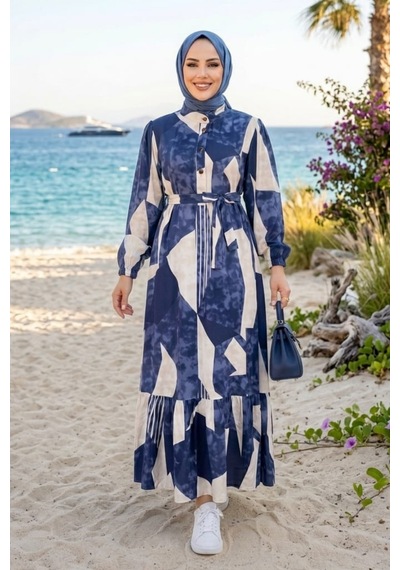 Hb Harma Time Butik Kadın Kuşaklı Viskon Kumaş Tesettür Lacivert Elbise Lacivert Lacivert Hb Harma Time Butik Kadın Kuşaklı Viskon Kumaş Tesettür Lacivert Elbise Lacivert Lacivert