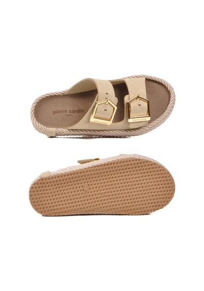 Pierre Cardin Pc-55813 Z Bej Kadın Terlik