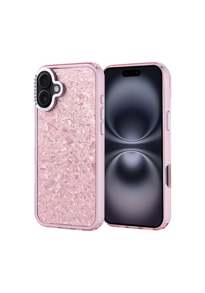 Apple Uyumlu iPhone 16 Plus Kılıf Taşlı Tasarımlı Zore Kapi Kapak