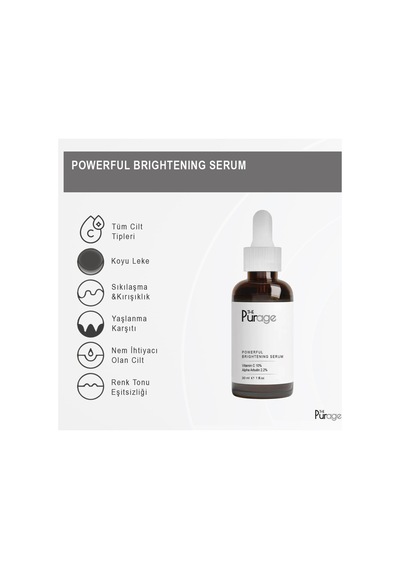 Powerful Brightening Serum Vitamin C 10% Alpha Arbutin 2.2% - Güçlü Aydınlatıcı Serum