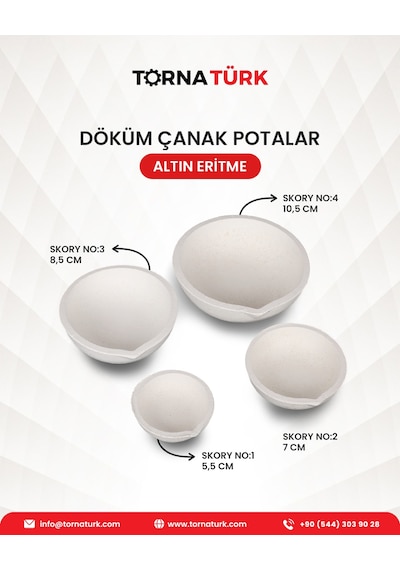 Döküm Kaynak Döküm Çanak Potalar Profesyonel Malzeme Metalik