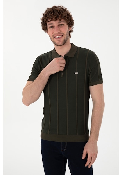 U.S. Polo Assn. Erkek Slim Fit Polo Yaka Vizon Tişört 50306457-VR052 U.S. Polo Assn. Erkek Slim Fit Polo Yaka Vizon Tişört 50306457-VR052