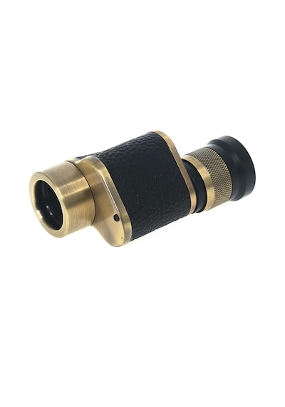 6x24 Baıgısh, Askeri Tarzi Pirinç Ve Deri Kaplamalı, Deri Çantalı Monocular Dürbün Sarı Çok Renkli
