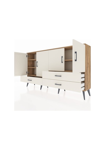 Arges Konsol 5 Raflı 3 Çekmeceli 4 Kapaklı 176x30x99 Çam-aytaşı Aytası/aytası - Atlas Çam Arges Konsol 5 Raflı 3 Çekmeceli 4 Kapaklı 176x30x99 Çam-aytaşı Aytası/aytası - Atlas Çam