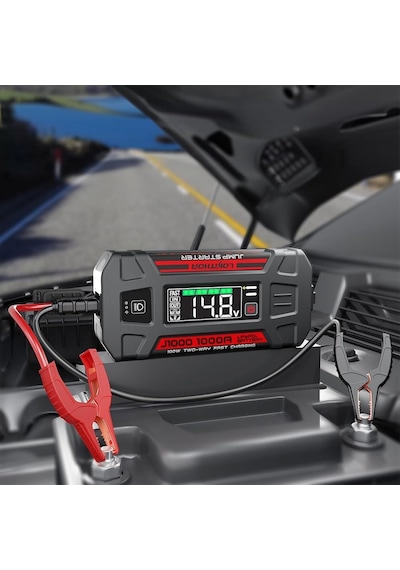 Tr J1000 12v 1000amp Lifepo4 Akıllı Akü Takviye + Powerbank + Led Lamba