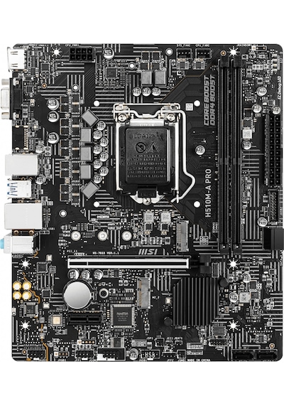 MSI H510M-A Pro Intel H510 3200 MHz (OC) DDR4 Soket 1200 mATX Anakart