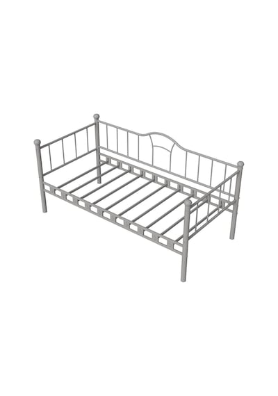 Argimo Kamelya Gri Sedir Metal Karyola 90x190