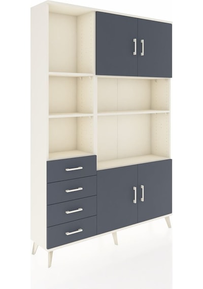 Arges Dolap 8 Raflı 4 Çekmeceli 4 Kapaklı 132x30x195 Aytaşı-antrasit/antrasit Antrasıt/antrasıt Arges Dolap 8 Raflı 4 Çekmeceli 4 Kapaklı 132x30x195 Aytaşı-antrasit/antrasit Antrasıt/antrasıt