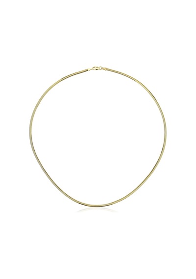 14 Ayar Altın İtalyan Balık Sırtı Zincir 2,50 Mm Sarı Altın