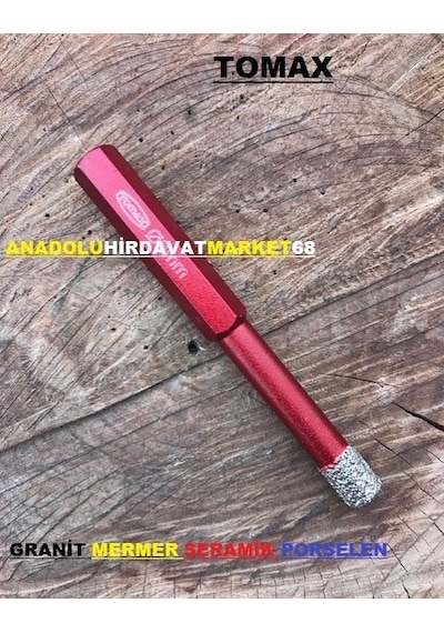 Tomax 6mm Granit Mermer Delme Panç Porselen Elmas Delici