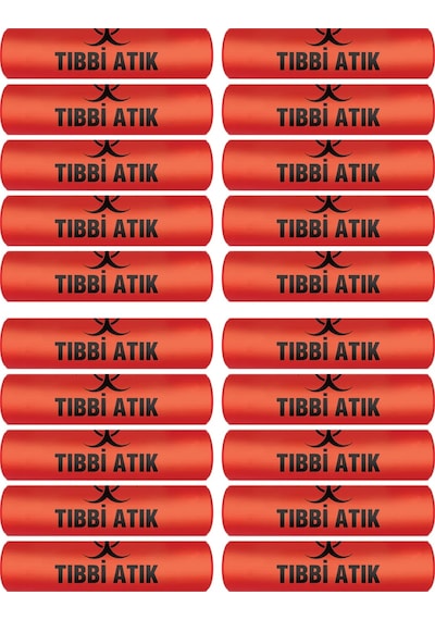 Atık Torbası Orta Boy 55 x 60 CM 300 G 10'lu Rulo x 20 Paket