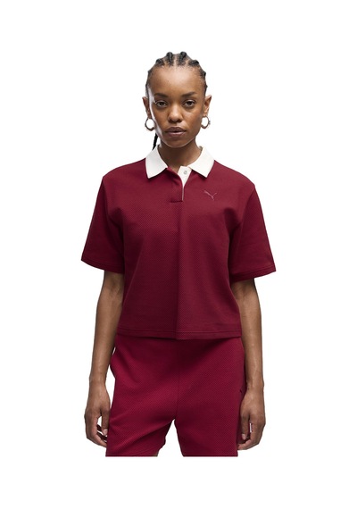 Puma Class Polo Kadın Kırmızı Günlük Stil Polo Yaka T-shirt 69401423