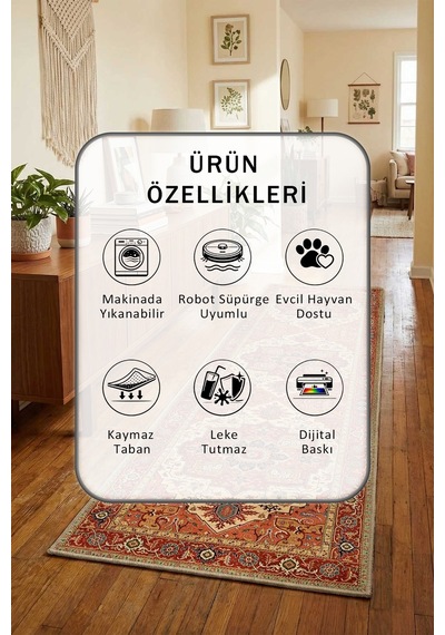 A-31 Yıkanabilir Yolluk Kahve