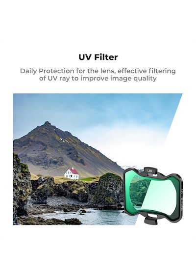 K&f Concept Djı Avata 2 Filtre Seti 6 Lı / Uv+pl+nd8+nd16+nd32+nd64 / Nano-x Serisi