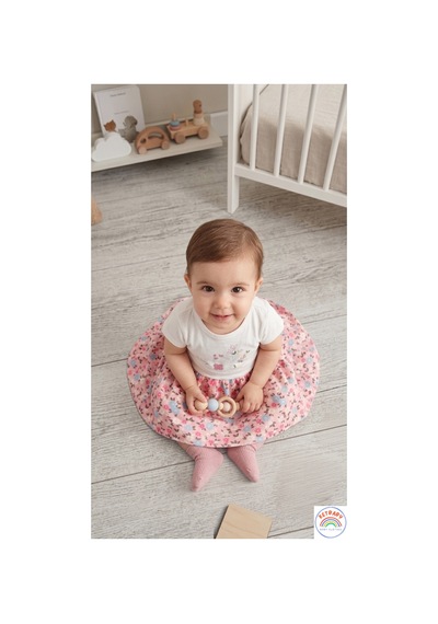 Ketbaby %100 Pamuklu Çiçek Desenli Yazlık Bebek Elbise 9 - 24 Ay Yazlık Konfor Serisi Pembe Pembe Ketbaby %100 Pamuklu Çiçek Desenli Yazlık Bebek Elbise 9 - 24 Ay Yazlık Konfor Serisi Pembe Pembe