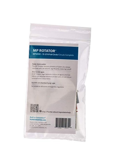 Hunter Mp Rotator Mp2000-360 Başlık, Ayarlanabilir 13' 21' Yarıçap Yağmurlama Başlığı, Su Tasarruflu Çim V Diğer
