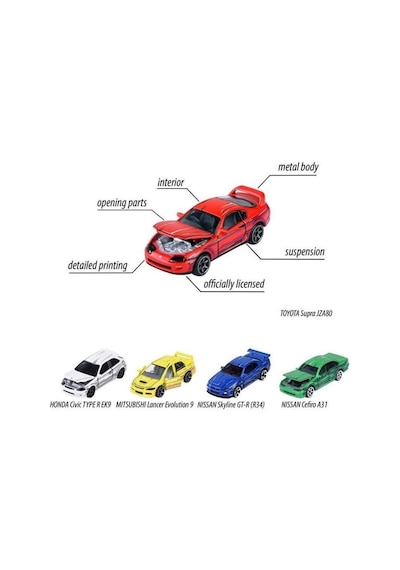 8504105000 Jdm Legends Anime 5 Pieces Giftpack