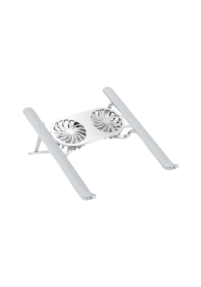 Powermaster Pm-24572 Çift Fan Taşınabilir Notebook Laptop Soğutucu Stand 1 Adet