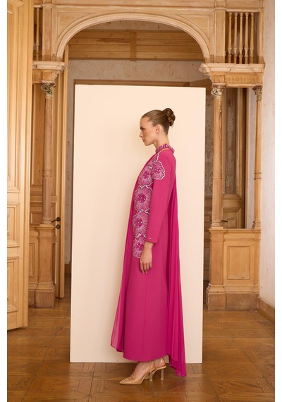 Senna Rosalın Dress Fuşya Fuşya
