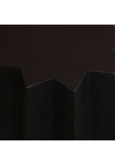 Yamato El Yapımı Siyah Mungur Sehpa 30x45 Cm