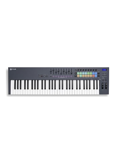 2As 61 Tuşlu Mıdı Klavye Denetleyicisi, Müzik Prodüksiyon İçin Açık Antrasit