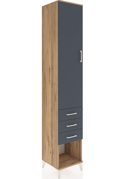 Hyperion Dolap 2 Raflı 3 Çekmeceli Tek Askılı 44x44x243 Çam-antrasit Atlas Çam Hyperion Dolap 2 Raflı 3 Çekmeceli Tek Askılı 44x44x243 Çam-antrasit Atlas Çam