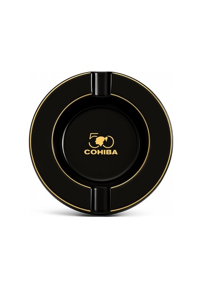 Cohiba 50. Yıl İkili Siyah Büyük Porselen Puro Küllüğü - Tr8852