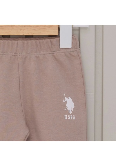 U.S. Polo Assn. Erkek Bebek Patikli 3'lü Takım Usb2018 Krem Krem