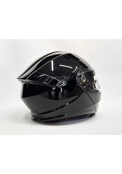 Mt Kask Fu935sv Genesis Sv Pure A1 Çene Açılır Kask Parlak Siyah Sİyah