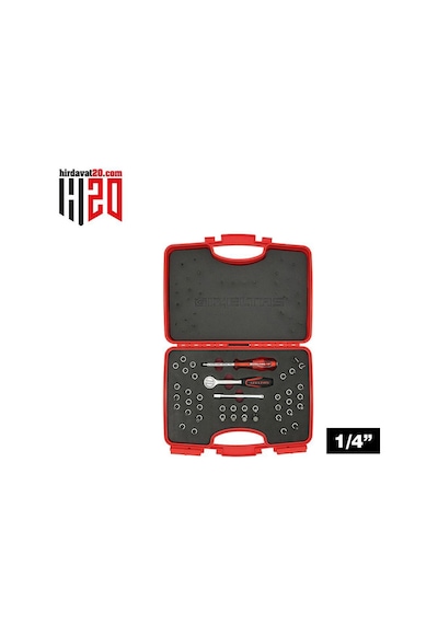 İzeltaş 1/4 Bits Uçlu Lokma Takımı 42 Parça - 1107001042