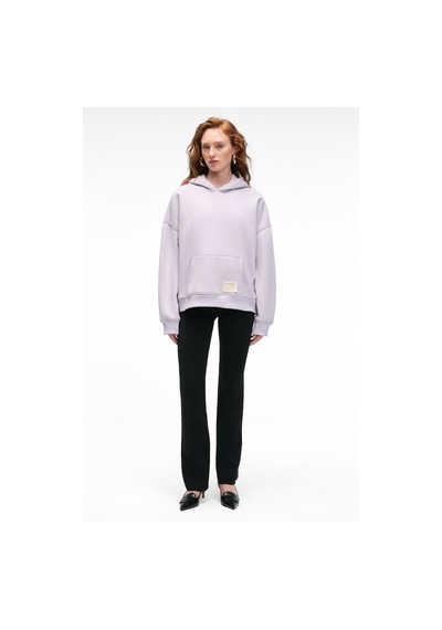 ETHIQUET C ARIE Kadın Organik Pamuklu Oversize Kanguru Cepli Kapüşonlu ila Sweatshirt