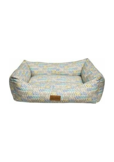 Dubex Makaron XL Boy Dikdörtgen Kısa Çizgili Kedi Yatağı 95 x 70 x 22 CM