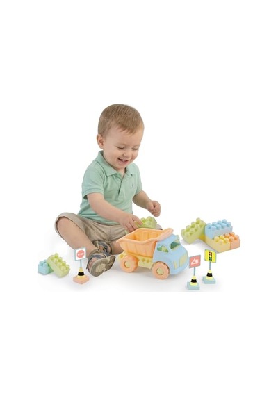 Dolu Jumbo Kamyon Ve Bloklar 40 Parça 5219