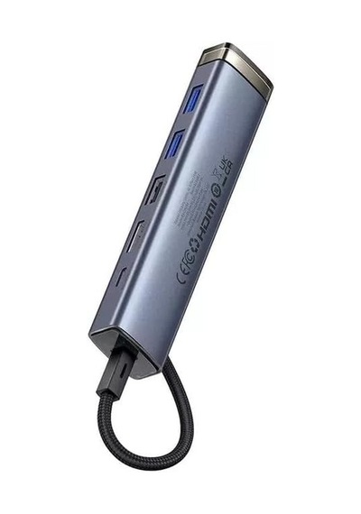 Ultrajoy Series 6-port Hub Aır Space Grey Acı Kahverengi