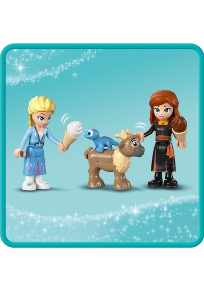 LEGO® Disney 43238 Frozen Elsa’nın Karlar Ülkesi Şatosu Yaratıcı Oyuncak Yapım Seti 163 Parça